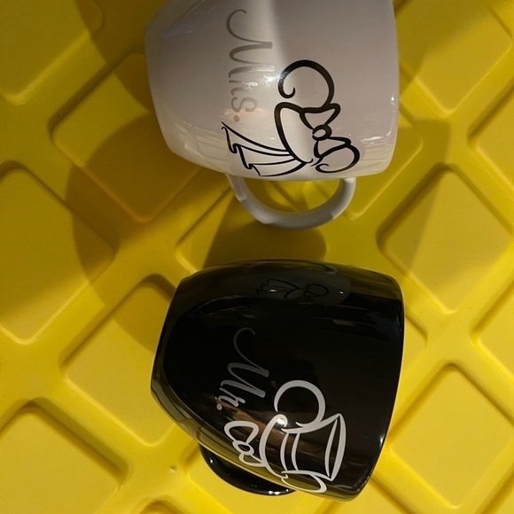 Disney Parks black and white Mr. & Mrs. Mugs - Picture 8 of 9